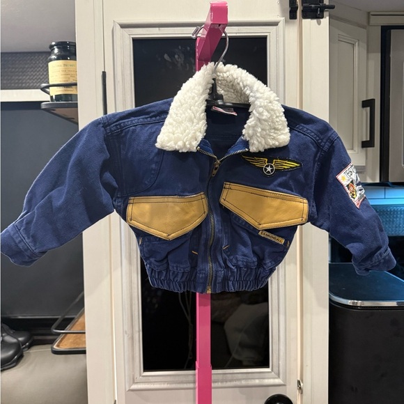 Cannonball Kids Aviator Jacket with Sherpa Collar - Picture 1 of 8